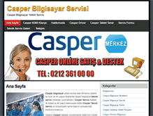 Tablet Screenshot of casper-teknik.com
